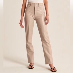 NWT Abercombie Leather Pants